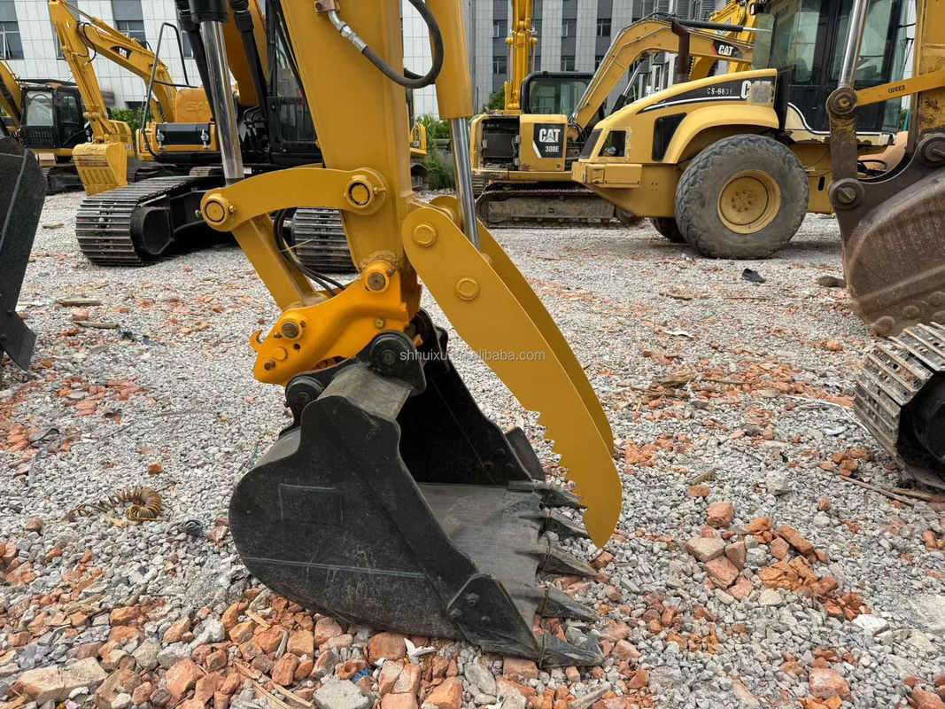 黄色 高いエンジンパワーで使われた Cat308e エグババターで使われた Cat308e 中古