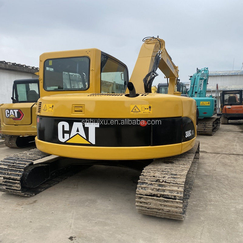 8トンの使用済み クローラー掘削機 CAT 308C 中古 CAT 308C オリジナル色 格安 CAT 308C 販売