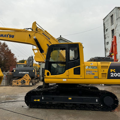 20 トン オリジナル カラー 中古 コマツー 掘削機 Pc200 建設掘削機
