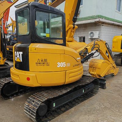 CAT 305.5SR クローラー用掘削機/使用された工事機械 CAT 305SR 5T掘削機