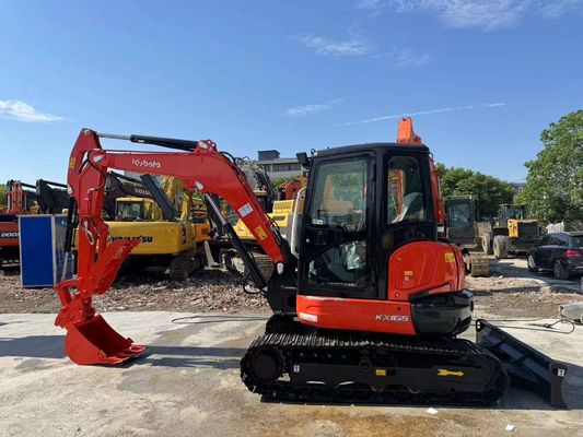 クボタ油圧ショベル、強力なパワー、油圧安定性、0.24m³バケット容量、重作業用